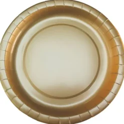 10 assiettes en carton - Diamètre 22 cm - Couleur au choix