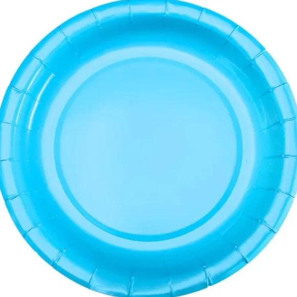 10 assiettes en carton - Diamètre 22 cm - Couleur au choix