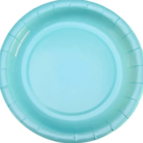 10 assiettes en carton - Diamètre 22 cm - Couleur au choix
