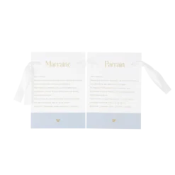 8 assiettes en carton - Diamètre 23 cm - Collection Baptême Blanc et Or - Couleur au choix