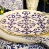 8 assiettes en carton - Diamètre 23 cm - Collection Dolce Vita