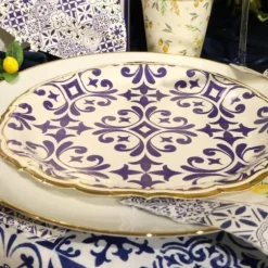 8 assiettes en carton - Diamètre 23 cm - Collection Dolce Vita