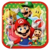 8 assiettes en carton FSC® - Diamètre 18 cm - Super Mario™