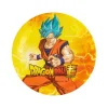 8 assiettes en carton FSC® - Diamètre 18 cm - Dragon Ball Super ®