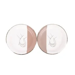 8 assiettes en carton FSC® - Diamètre 23 cm - Collection Bella Terra