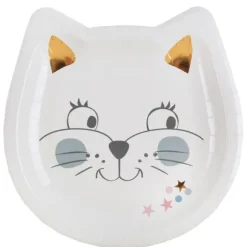 10 Assiettes en carton - Kitty Party
