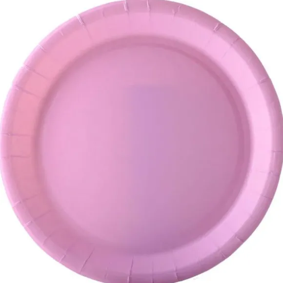 10 Assiettes en Carton Recyclable - 18 cm - Couleur au Choix