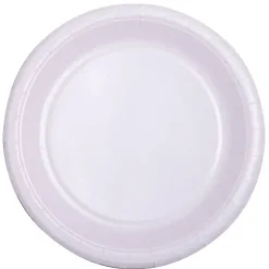 10 Assiettes en Carton Recyclable - 18 cm - Couleur au Choix