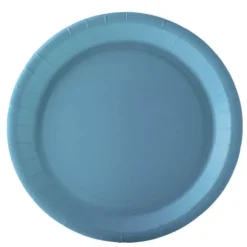 10 Assiettes en Carton Recyclable - 18 cm - Couleur au Choix