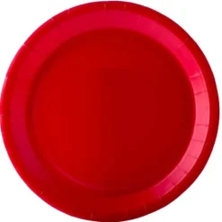 10 Assiettes en Carton Recyclable - 18 cm - Couleur au Choix