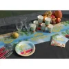 10 Assiettes en carton - Retraite Tropicale - 22,5 cm