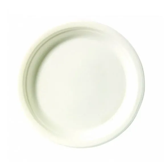 50 Assiettes en Fibre de Canne - 17 cm