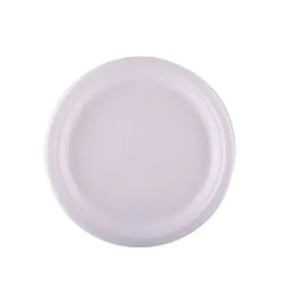 12 assiettes en fibre de canne à sucre - Diamètre 26 cm