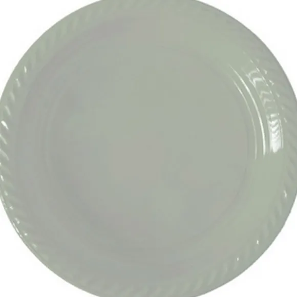 20 assiettes en plastique réutilisable - Diamètre 22 cm - Couleur au choix