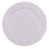 10 assiettes "Picnik" blanches incassables en polypropylène - Diamètre 18 cm