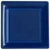 12 Assiettes Plastique - Bleu Marine