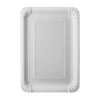 6 Assiettes Rectangulaires en Carton - 16,5 x 23 cm - "Pure"