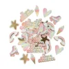 Assortiment de 100 Confettis - Collection Mahault Pastel et Or