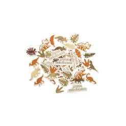 Assortiment de 100 Confettis - Collection Dinosaure Kraft
