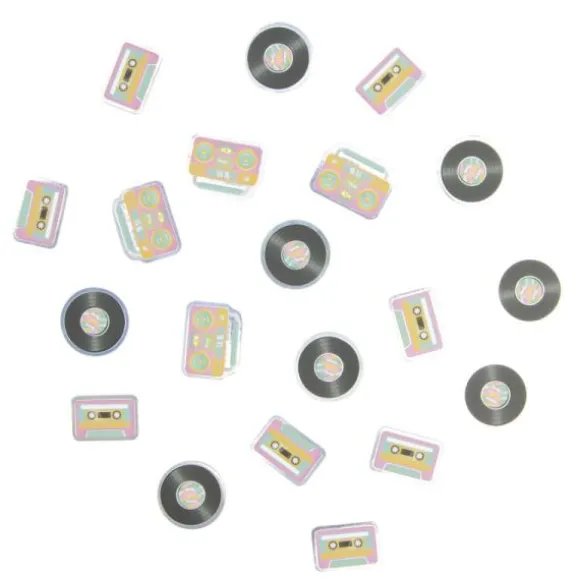 Assortiment de confettis en papier - Collection 90's Party