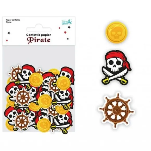 Assortiment de confettis en papier - Collection Pirate