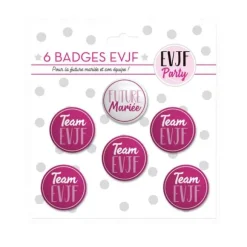 6 badges EVJF - Collection EVJF Party