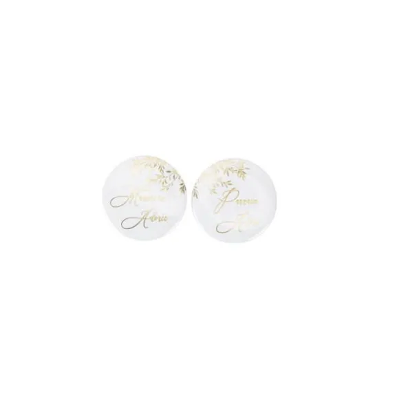 2 Badges Parrain et Marraine - Collection Jolis Brins