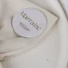 2 badges "Parrain / Marraine" - Diamètre 5 cm - Collection Communion Effet Lin et Or