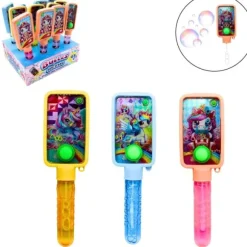 Baguette à bulles de savon avec jeu de patience - Licorne - 30 ml - Modèle Aléatoire