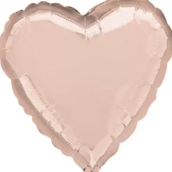 Ballon à air Coeur Métallique Rose Cuivré