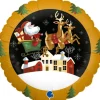 Ballon Aluminium Arrondi - Traîneau du Père Noël