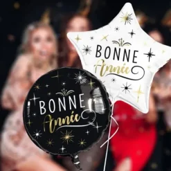 Ballon Aluminium Bonne Année - Couleur au choix