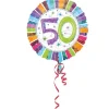 Ballon 50 Ans à Hélium Etoiles Scintillantes