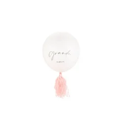Ballon avec Tassels - 45 cm - Gender Reveal - Modèle au choix