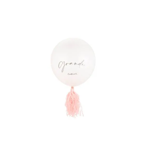 Ballon avec Tassels - 45 cm - Gender Reveal - Modèle au choix