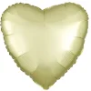 1 Ballon Coeur Pastel - Jaune