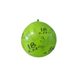 Ballon de Baudruche Géant "18 ans" 1 mètre - Coloris au choix