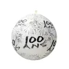 Ballon de Baudruche Géant "100 ans" 1 mètre - Coloris au choix