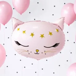 Ballon en aluminium - Chaton - 48 x 39 cm