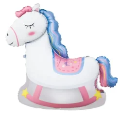 Ballon en aluminium - Cheval à Bascule - 65 cm
