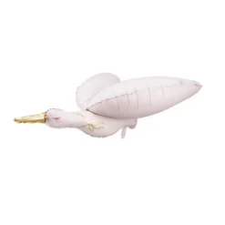 Ballon en aluminium - Cigogne rose clair - 100 x 43 cm