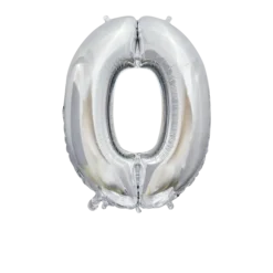 Ballon en aluminium en forme de chiffre - Rose Gold - 86 cm - Chiffre au choix