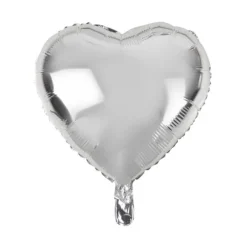 Ballon en aluminium en forme de cœur - 45 cm - Saint-Valentin - Couleur au choix