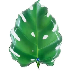 Ballon en aluminium Feuille Tropicale - 58 cm