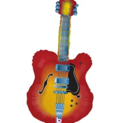 Ballon en aluminium Guitare de rock - 109 cm