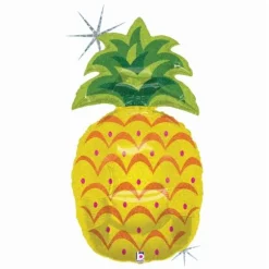Ballon en aluminium Holographique - Ananas - 94 cm