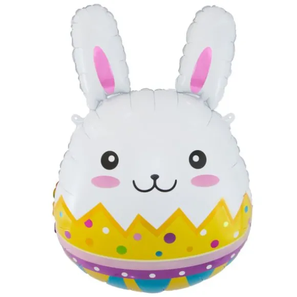Ballon en aluminium - Lapin de Pâques - 55 cm