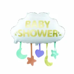 Ballon en aluminium - Nuage "Baby Shower" - 62 cm