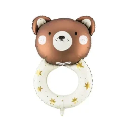 Ballon en aluminium - Ours sur un hochet - 45 x 67 cm