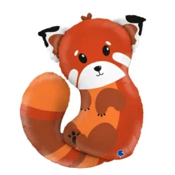 Ballon en Aluminium - Panda Roux - 58 x 72 cm